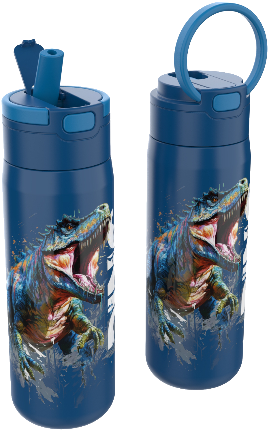Thermosfles voor kinderderen met Dino op
