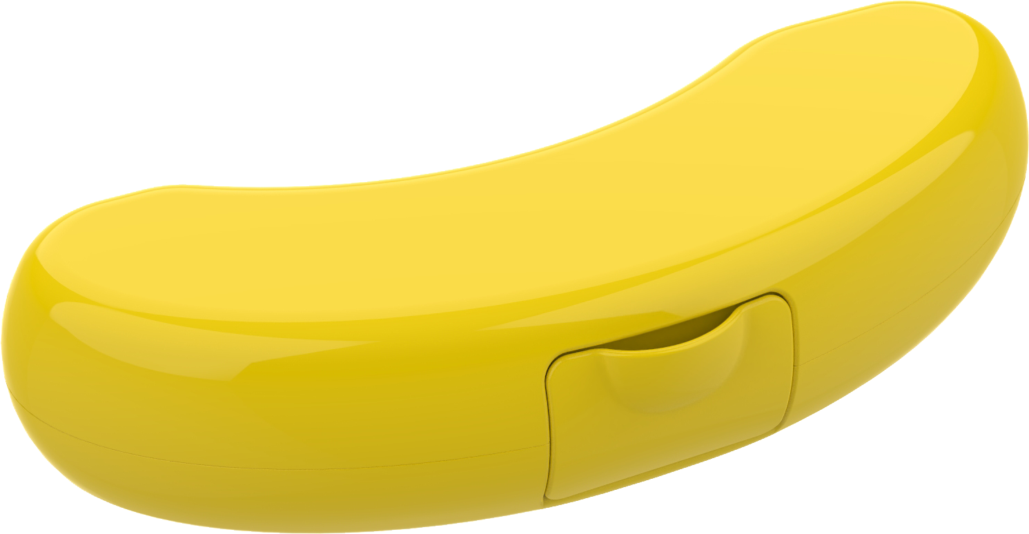 Bananenbox geel