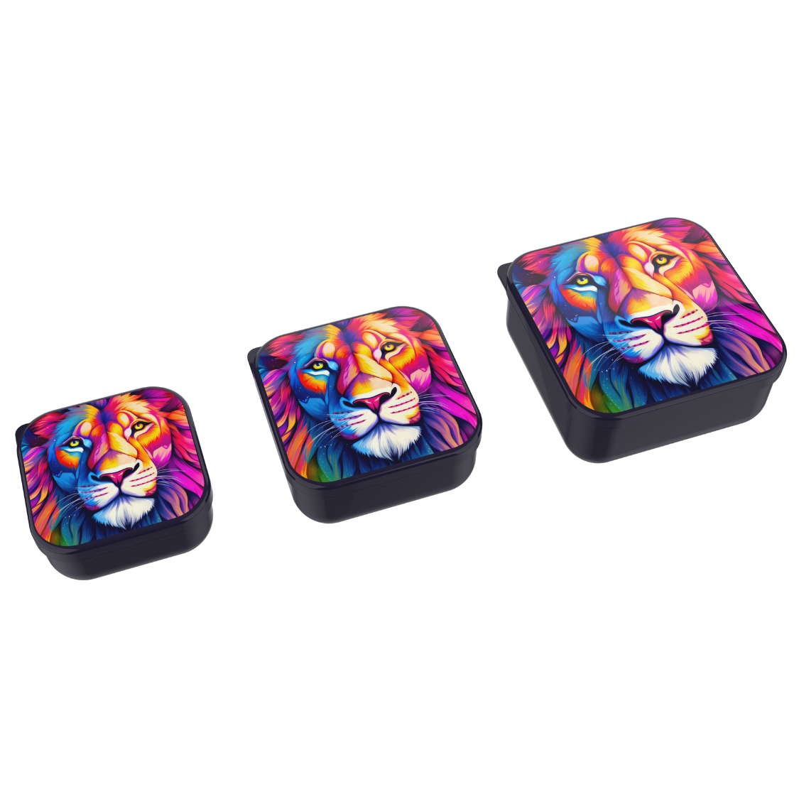 3 snackdoosjes lion