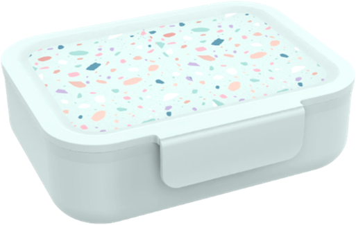 Lunchbox terrazzo groen